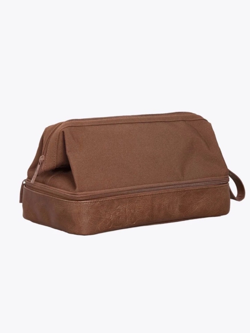 BEIS Brown Dopp Kit Travel Toiletry Bag - Picture 12 of 12